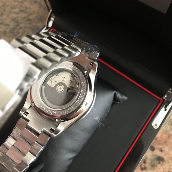 Jarome Lamars Chagall Noir Black Face Steel Watch - Picture 6 of 8